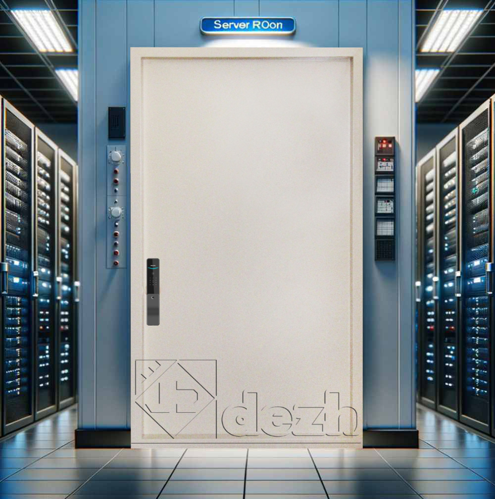 درب اتاق سرور با عایق داخلی پشم سنگ مدل DZ-371
