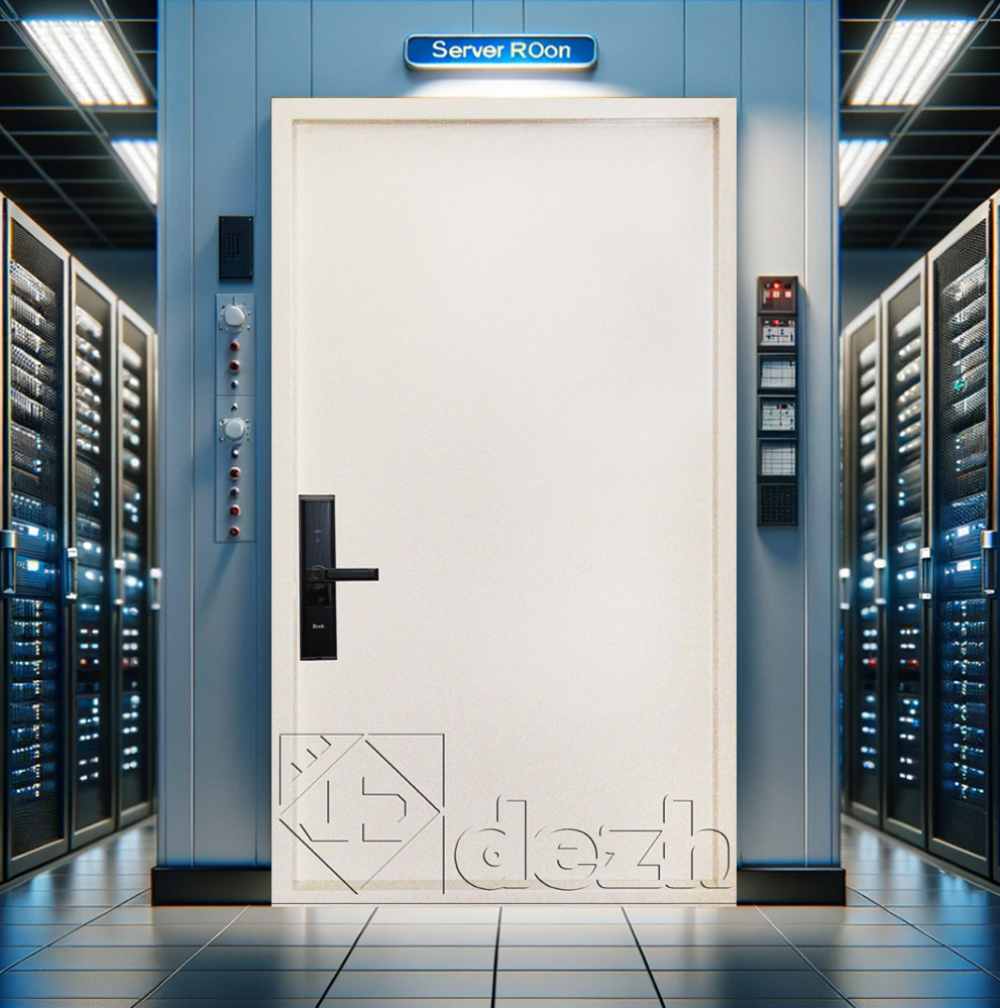 درب اتاق سرور با عایق داخلی پشم سنگ مدل DZ-383