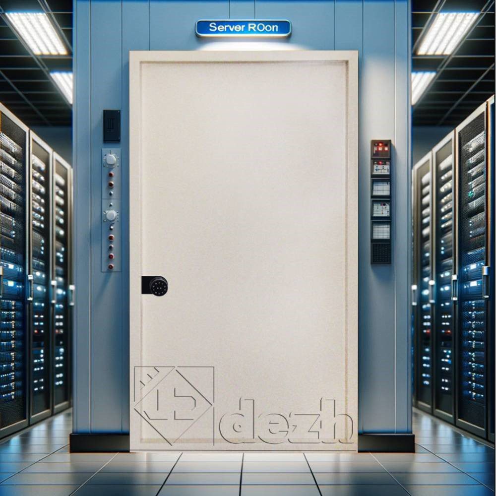 درب اتاق سرور با عایق داخلی پشم سنگ مدل DZ-373