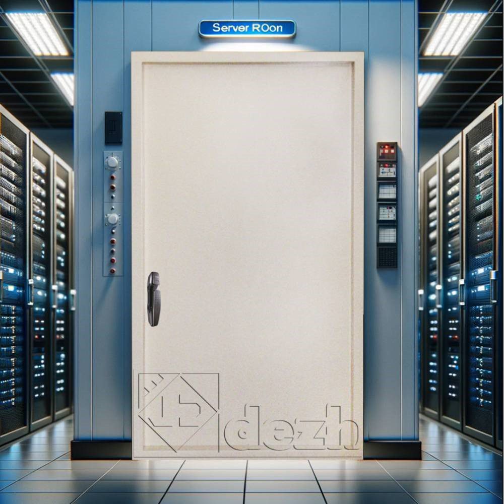 درب اتاق سرور با عایق داخلی پشم سنگ مدل DZ-377