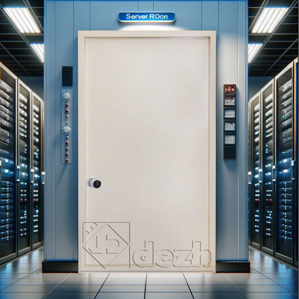 درب اتاق سرور با عایق داخلی پشم سنگ مدل DZ-378