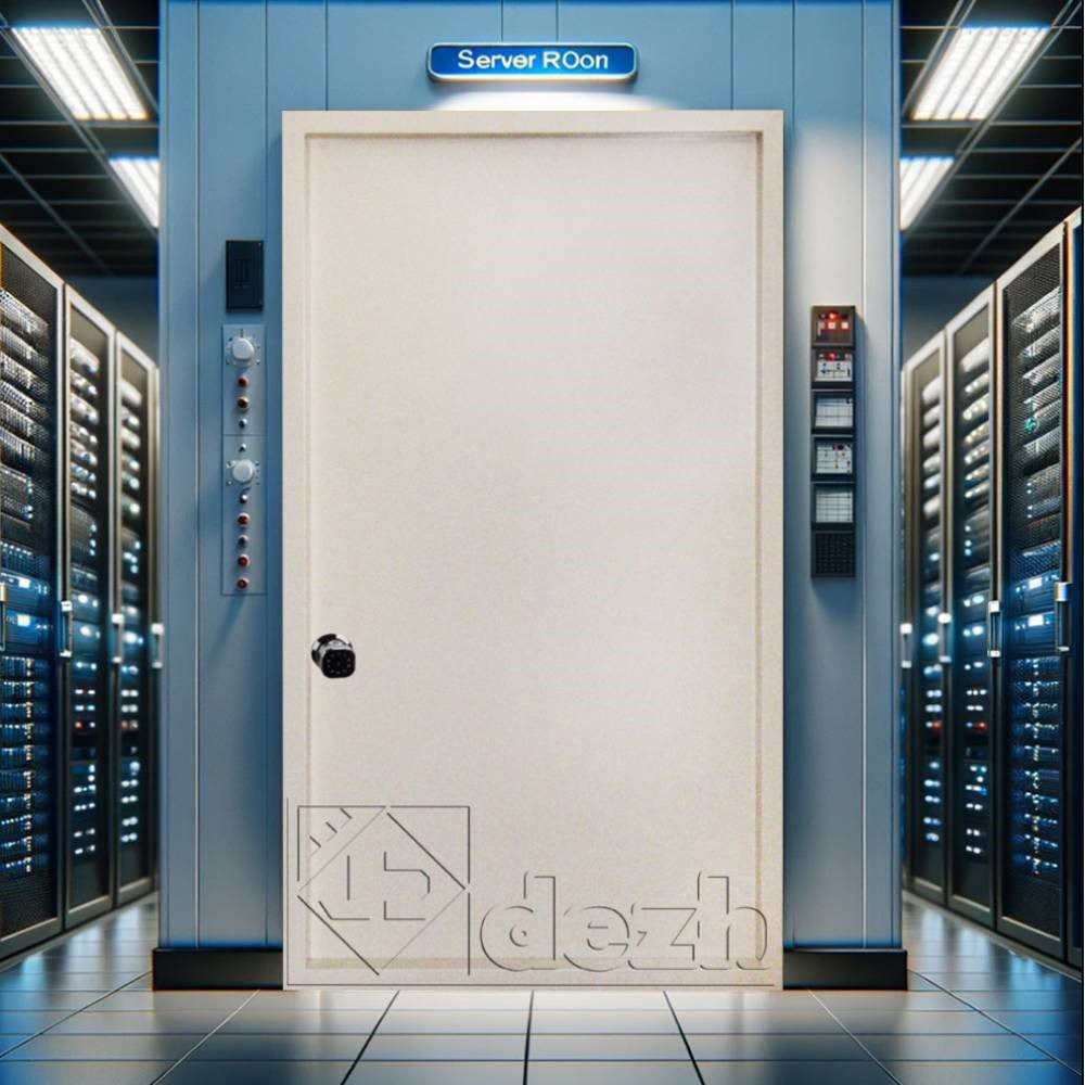 درب اتاق سرور با عایق داخلی پشم سنگ مدل DZ-379