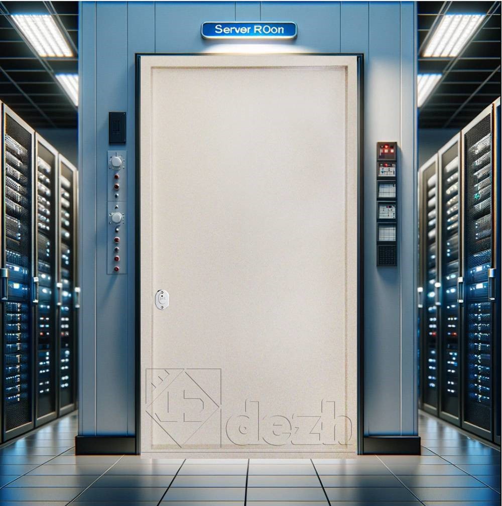 درب اتاق سرور با عایق داخلی پشم سنگ مدل DZ-389
